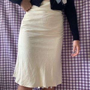 NWT Ivory midi skirt XS Nordstrom 90s y2k